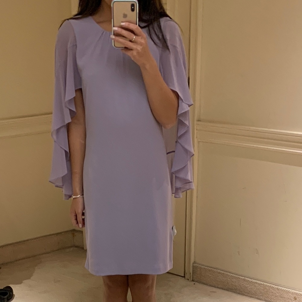 Cape style BCBG maxazria dress